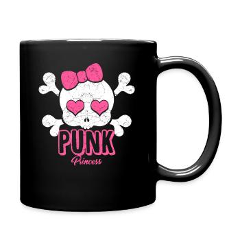 Punk Rock Musik Punkrocker Punks Punker Geschenk - Tasse einfarbig - Schwarz - Rechts