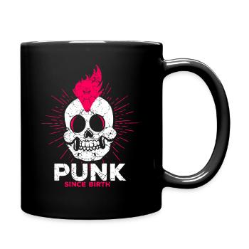 Punk rock music punk rocker punks punk gift - Full Colour Mug - black - Right