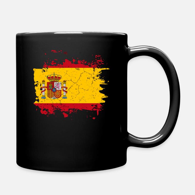 Drapeau Espagne - Mug uni - noir