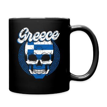 Grèce - Mug uni - noir - Droite