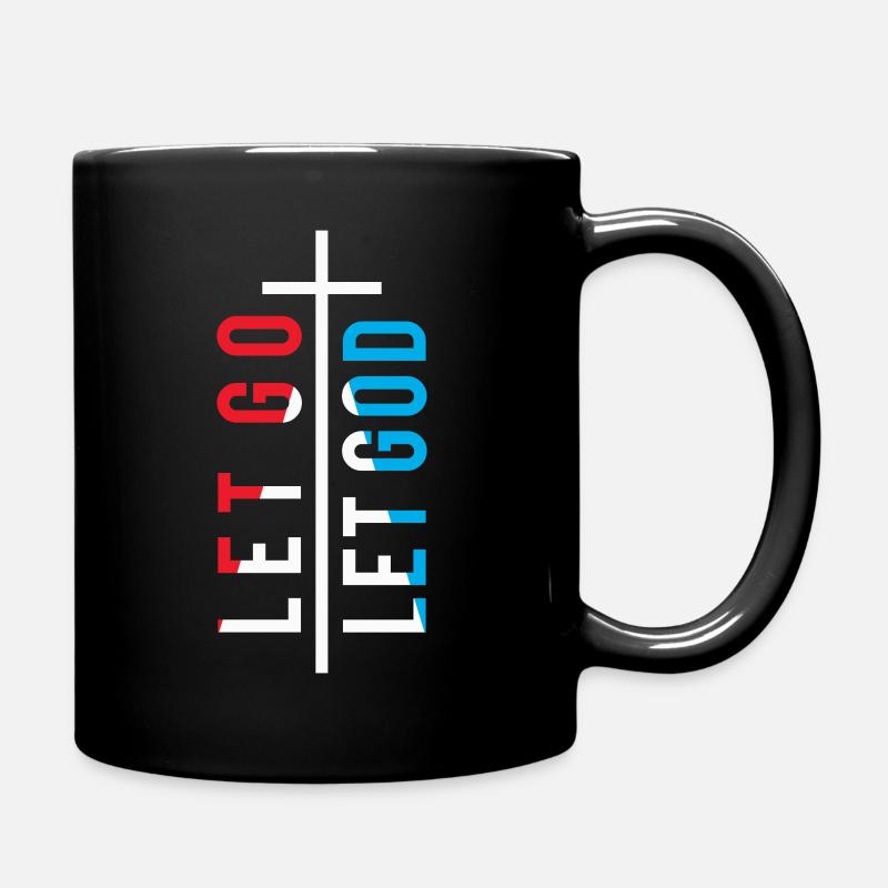 Kreuz - Christlich - Tasse einfarbig - Schwarz