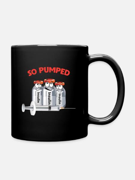 Diabète insuline T1D maladie diabétique de type 1 - Mug uni - noir