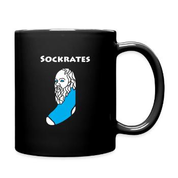 Sockrates Socrates Greek Philosophy Gift - Full Colour Mug - black - Right