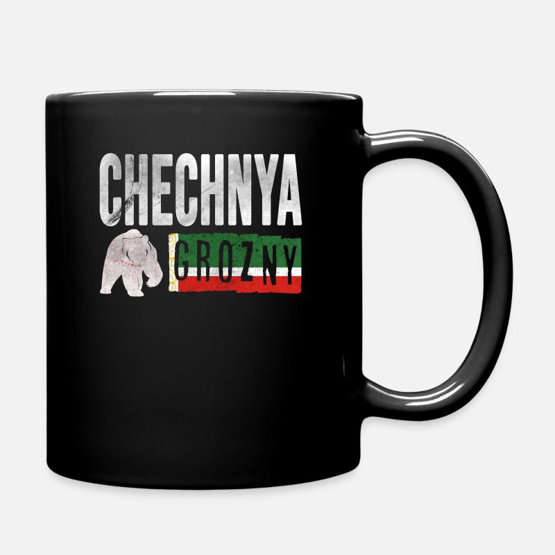 Drapeau tchétchène, Grozny Tchétchénie, tchétchène - Mug uni - noir