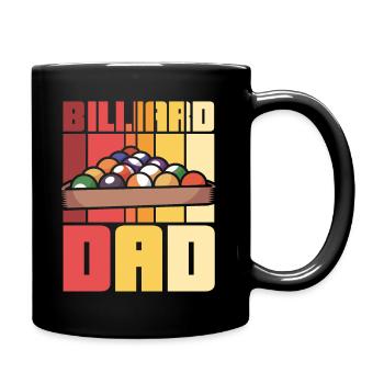 Billiard Dad - Tasse einfarbig - Schwarz - Rechts