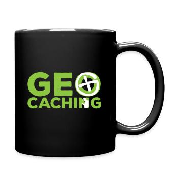Geocaching leisure in the name - Full Colour Mug - black - Right