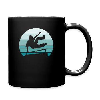 Parkour - Mug uni - noir - Droite