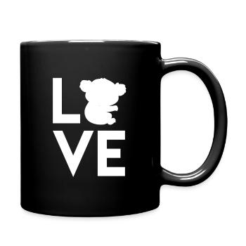 Koala love - Full Colour Mug - black - Right