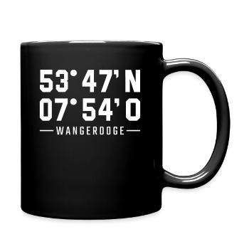 Wangerooge coordonne le cadeau de l'île - Mug uni - noir - Droite