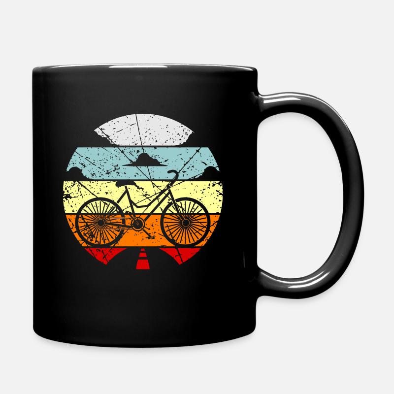 Fahrrad Rad Radfahren Geschenkidee - Tasse einfarbig - Schwarz