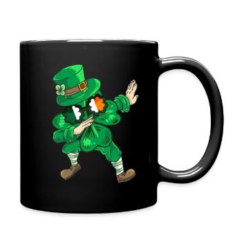 Déguisement de shamrock St Patricks Day pour enfant - Mug uni - noir - Droite