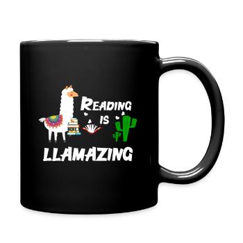 lama - Full Colour Mug - black - Right