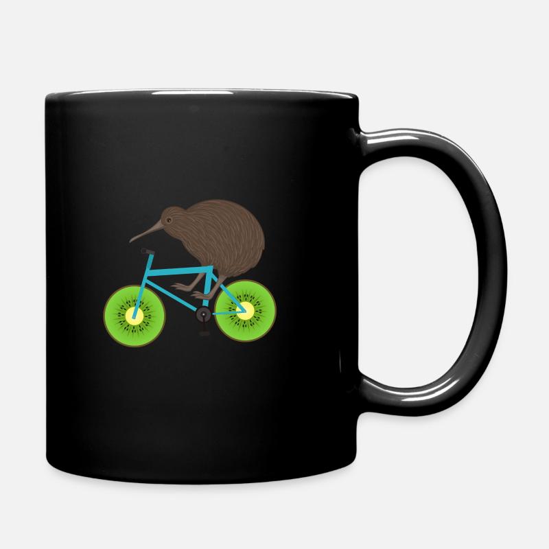 Neuseeland Kiwi Geschenk - Tasse einfarbig - Schwarz
