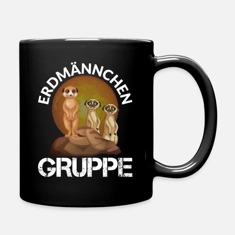 ERDMÄNNCHEN GRUPPE - Tasse einfarbig - Schwarz