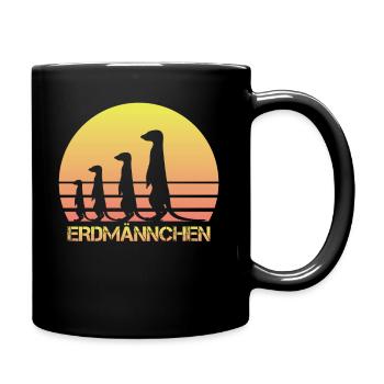 DIE ERDMÄNNCHEN - Tasse einfarbig - Schwarz - Rechts
