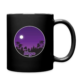 libya purple paradise - Full Colour Mug - black - Right