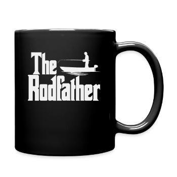 Der RodVater - Tasse einfarbig - Schwarz - Rechts