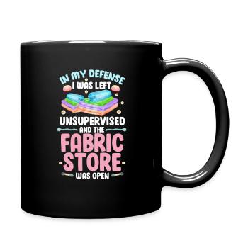 sew - Full Colour Mug - black - Right