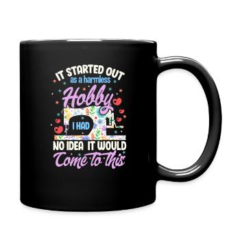 sew - Full Colour Mug - black - Right