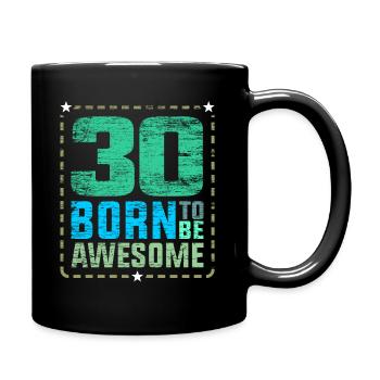 30. Cadeau d’anniversaire 30 ans - Mug uni - noir - Droite