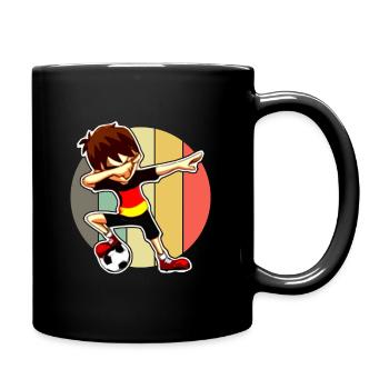 DAB Germany soccer kicker soccer player fun shirt - Full Colour Mug - black - Right