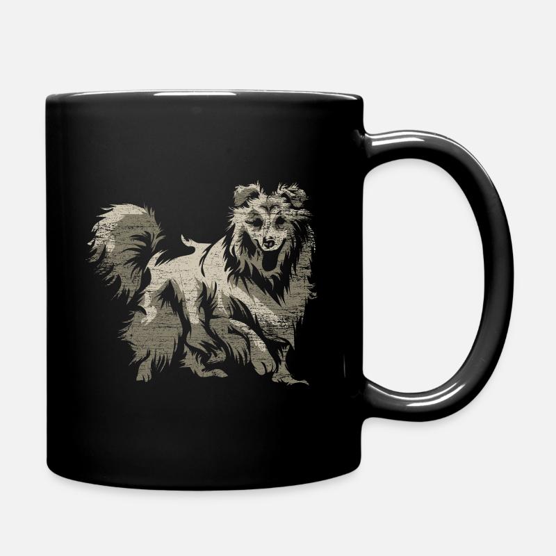 Shetland Schäferhund Geschenk - Tasse einfarbig - Schwarz