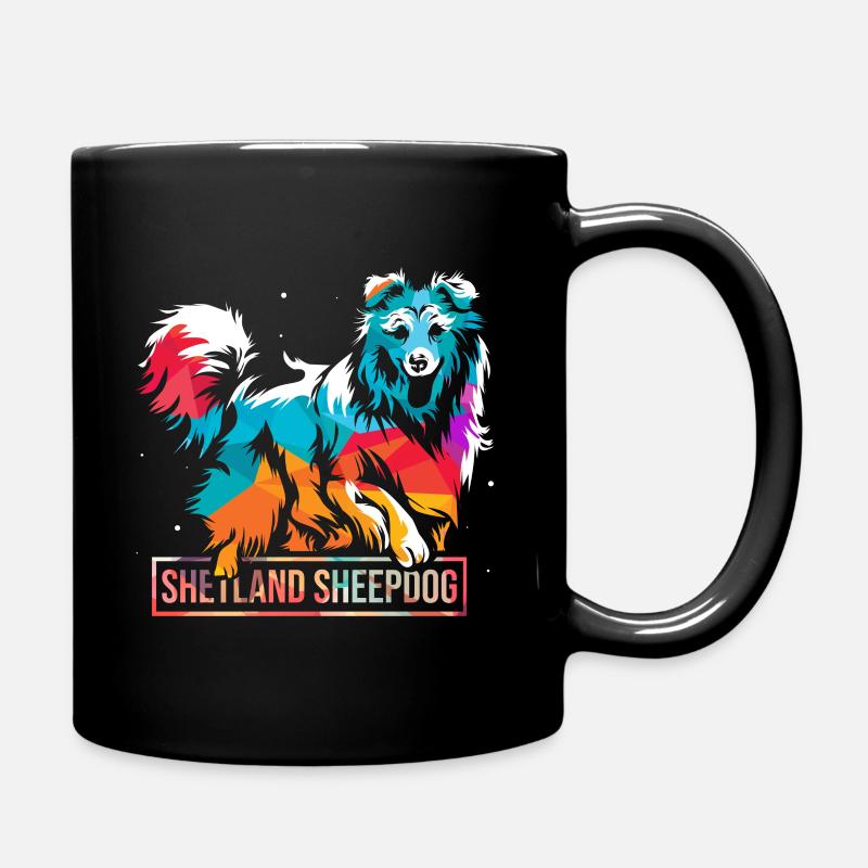 Chien de berger des Shetland - Mug uni - noir