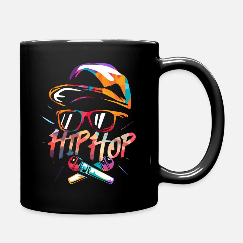 Hip Hop - Tasse einfarbig - Schwarz