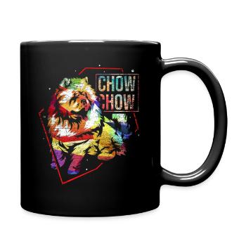 Chow Chow gift - Full Colour Mug - black - Right