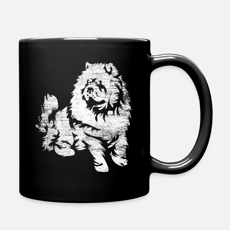 Chow Chow Hundegeschenk - Tasse einfarbig - Schwarz
