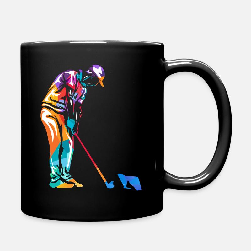 Minigolf - Tasse einfarbig - Schwarz