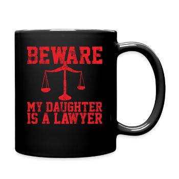 Anwalt Rechtsanwalt - Tasse einfarbig - Schwarz - Rechts