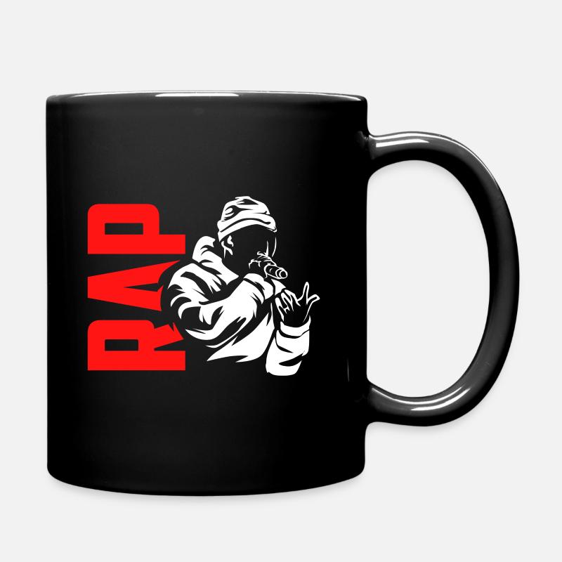 Rap - Tasse einfarbig - Schwarz