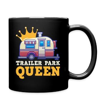 Camping caravanes - Mug uni - noir - Droite