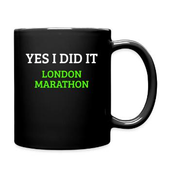 Marathon de Londres - Mug uni - noir - Droite