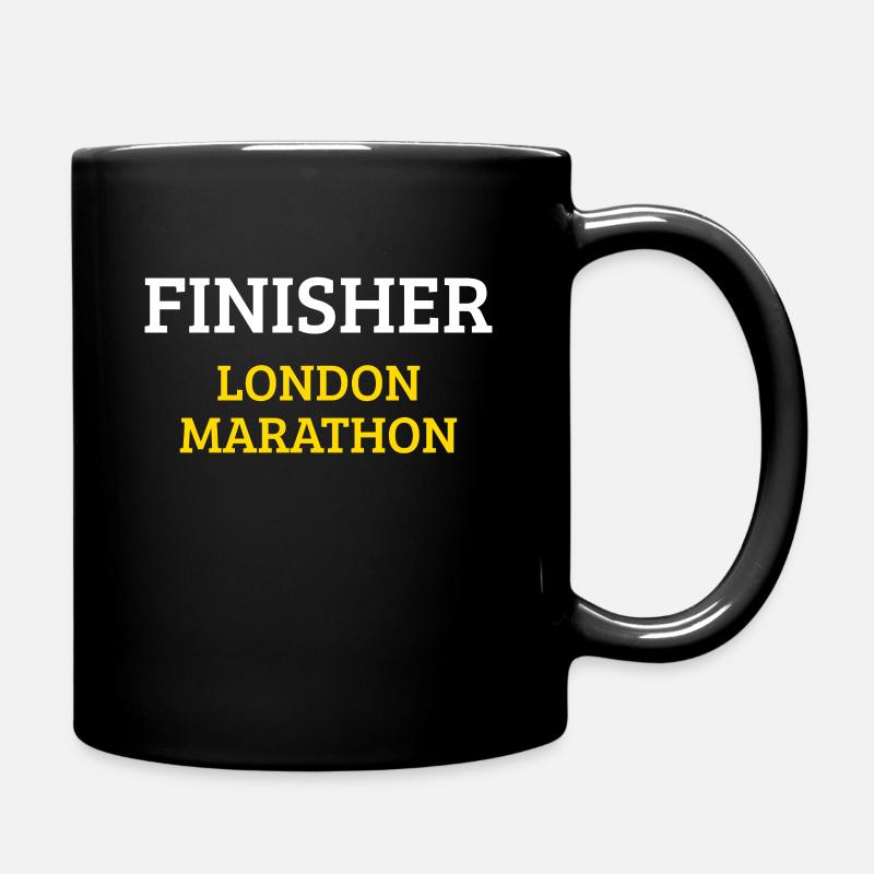Finisher London Marathon - Tasse einfarbig - Schwarz