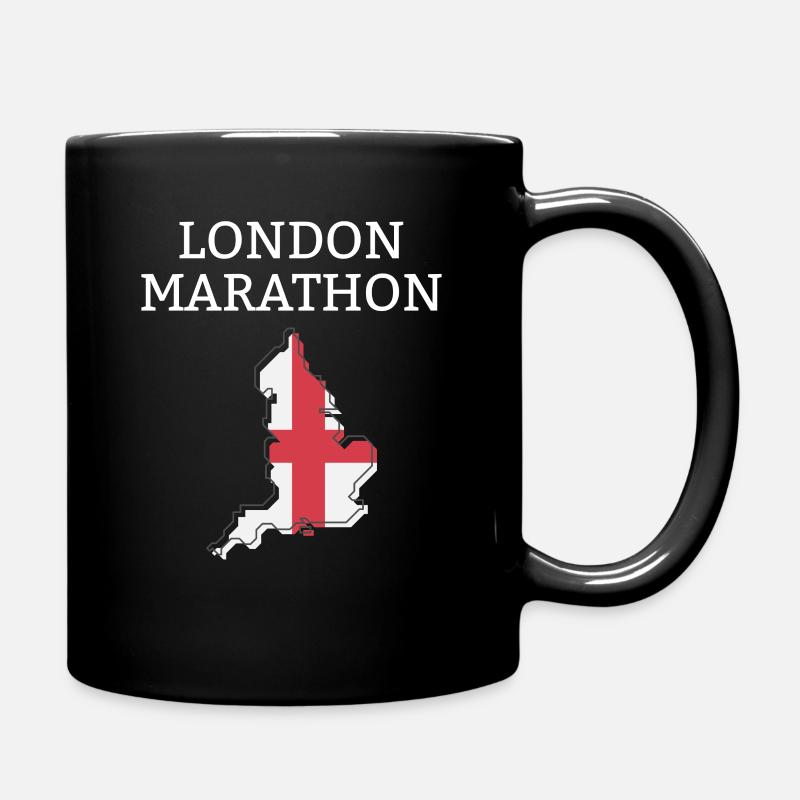 London Marathon - Tasse einfarbig - Schwarz