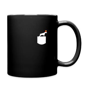 Dog Fire Department Bag Pet Dog Holder - Mug uni - noir - Droite