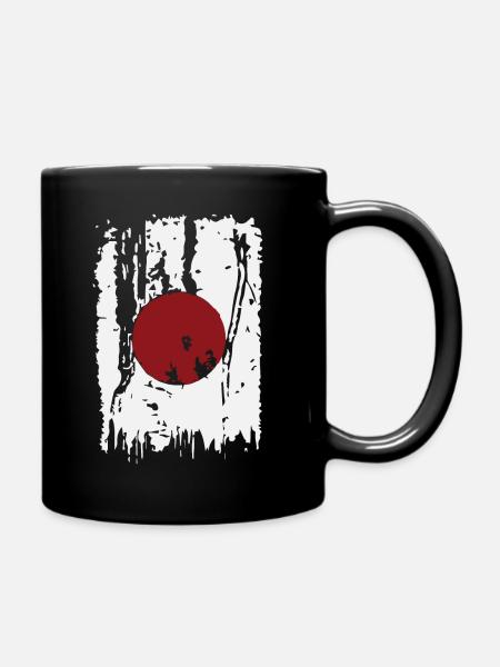 drapeau japonais cool - Mug uni - noir
