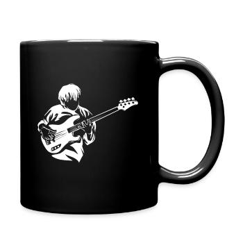 Electric bass - Full Colour Mug - black - Right