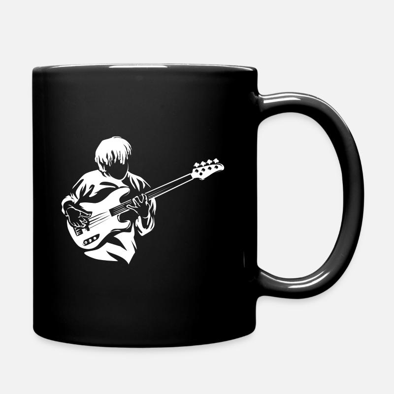 E-Bass - Tasse einfarbig - Schwarz