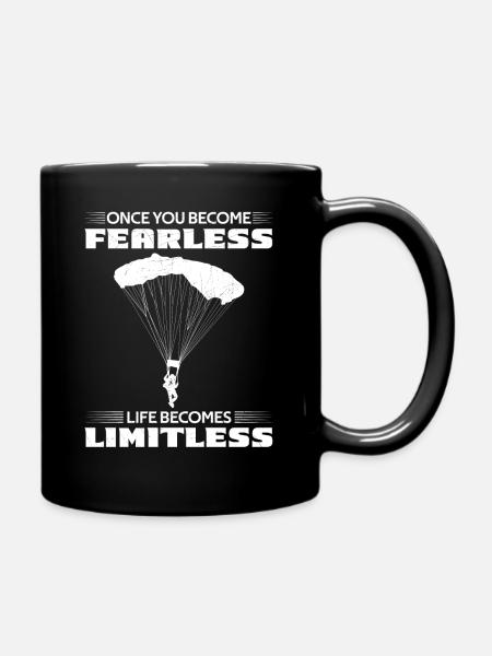 Skydiver skydiver - Full Colour Mug - black