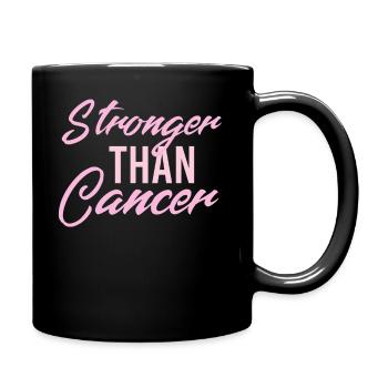 Plus fort que le cancer - Mug uni - noir - Droite