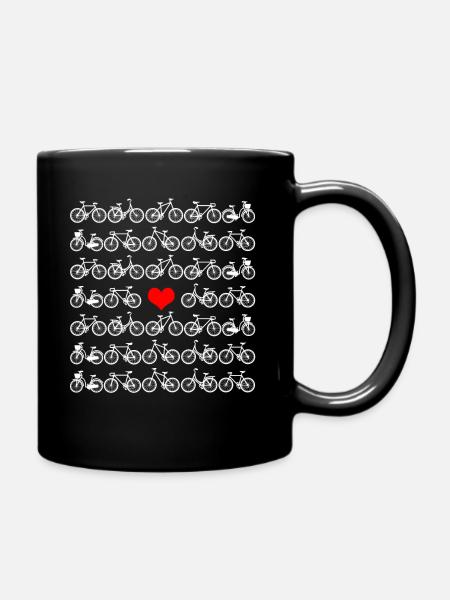 Fahrrad Fahren Radsport - Tasse einfarbig - Schwarz