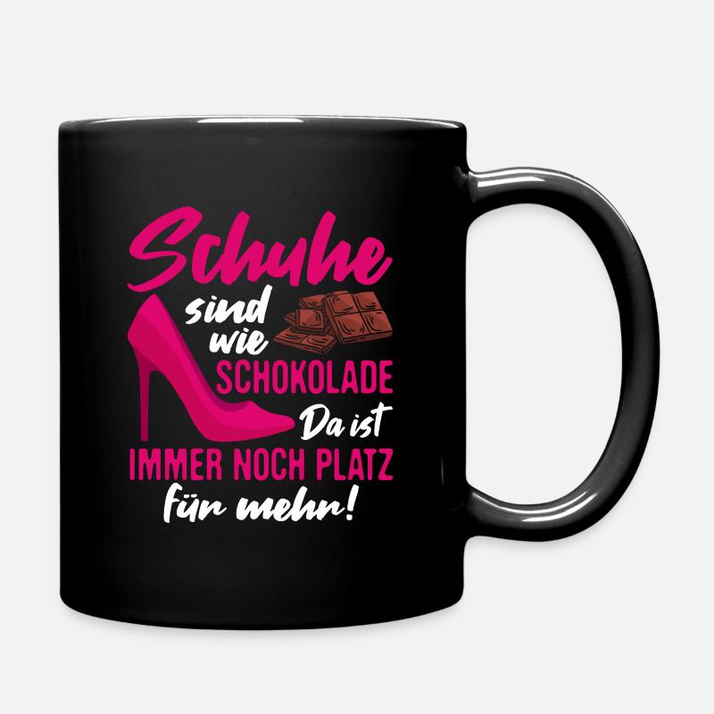 Schuhe Shopping Shoppen - Tasse einfarbig - Schwarz