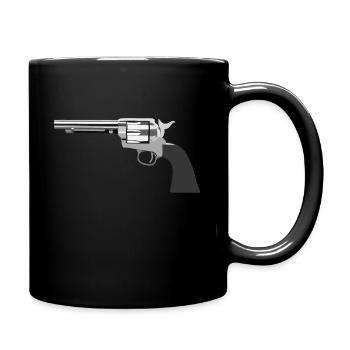 revolver - Full Colour Mug - black - Right