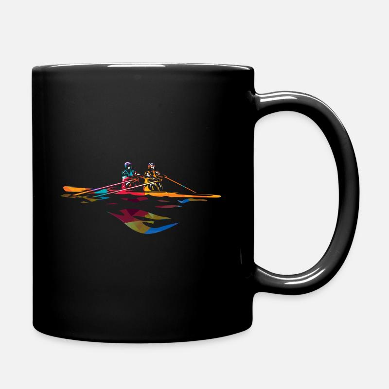 Rudern - Tasse einfarbig - Schwarz