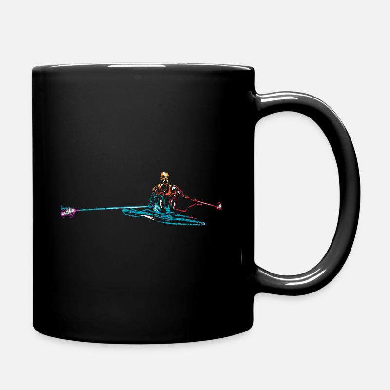 Rudern - Tasse einfarbig - Schwarz