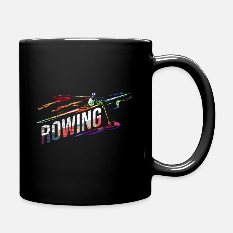 rowing - Full Colour Mug - black