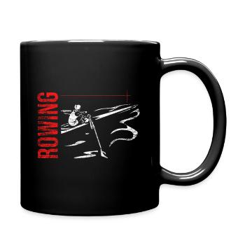 Aviron - Mug uni - noir - Droite